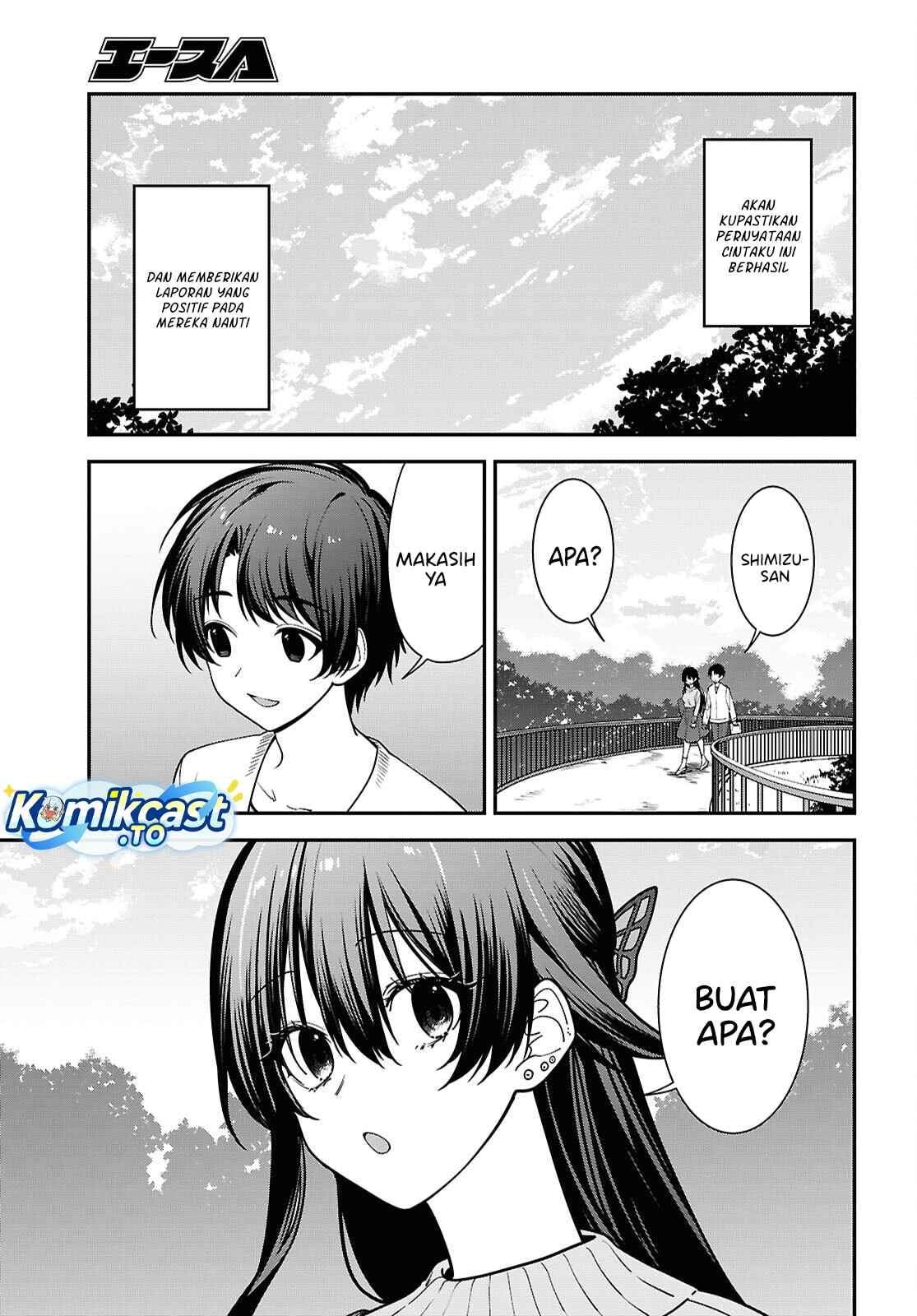 Tonari no Seki no Yankee Shimizu-san ga Kami o Kuroku Sometekita Chap 21 - Next Chap 22