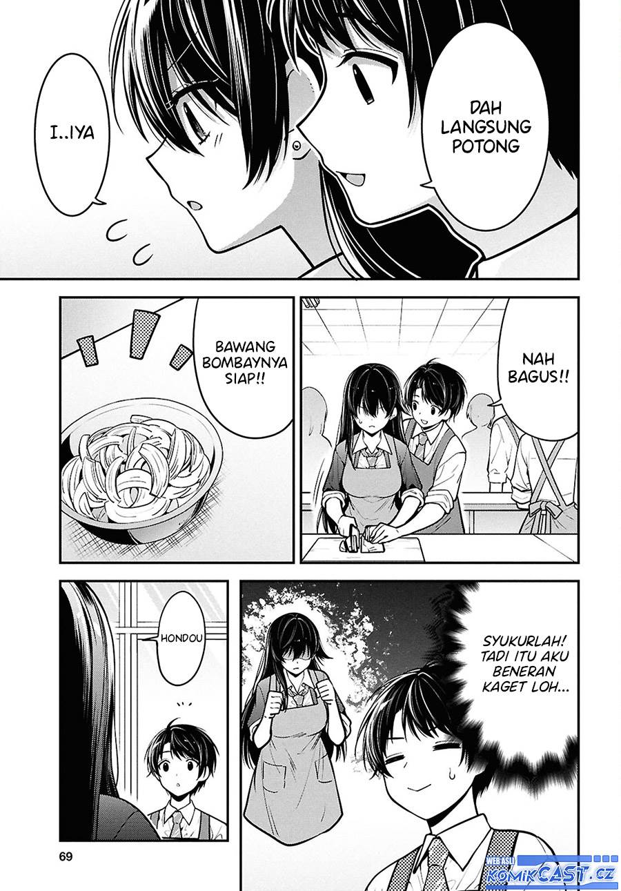 Tonari no Seki no Yankee Shimizu-san ga Kami o Kuroku Sometekita Chap 2 - Next Chap 3