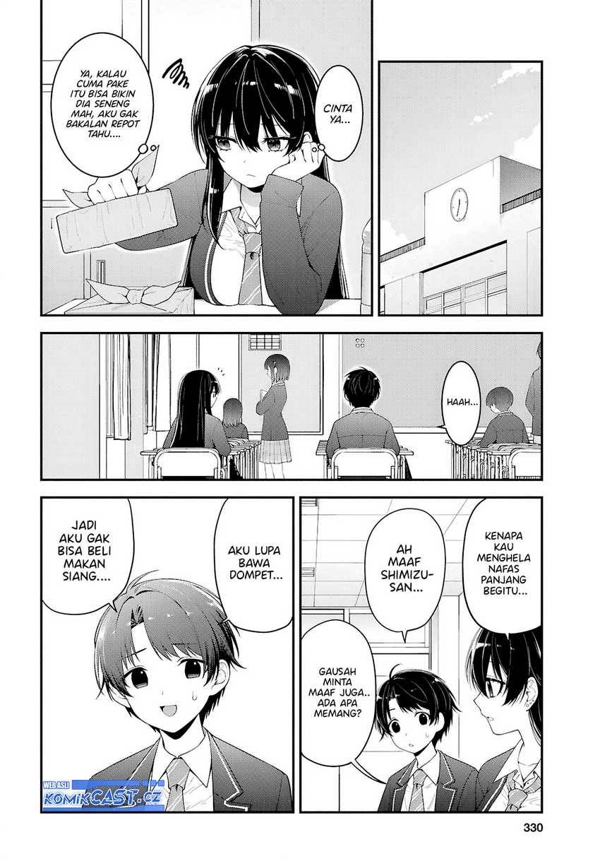 Tonari no Seki no Yankee Shimizu-san ga Kami o Kuroku Sometekita Chap 3 - Next Chap 4