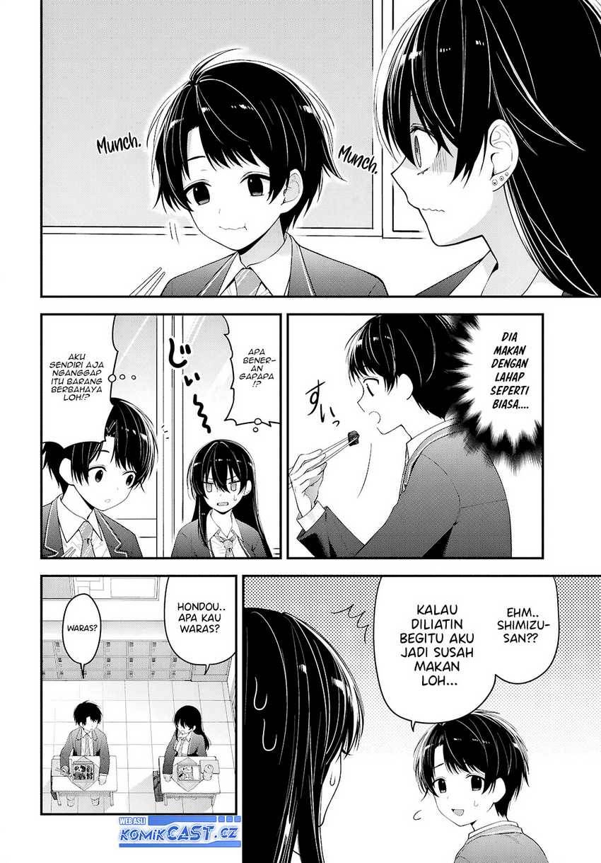 Tonari no Seki no Yankee Shimizu-san ga Kami o Kuroku Sometekita Chap 3 - Next Chap 4