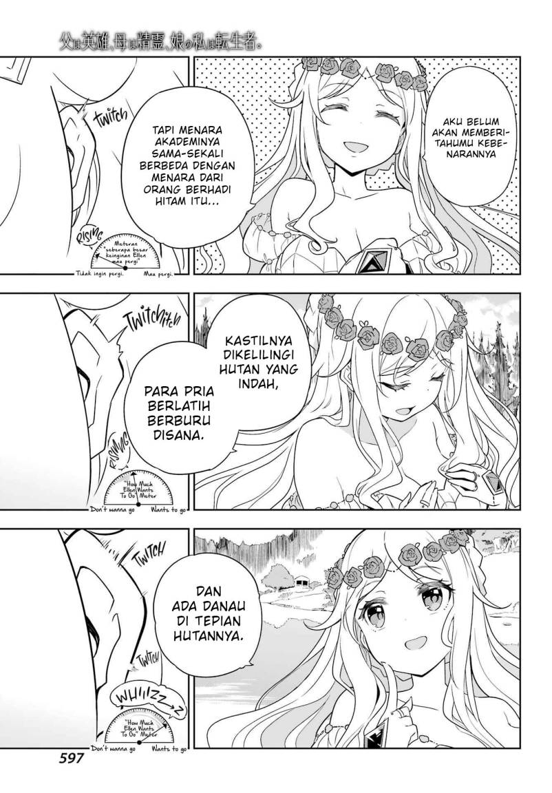 Chichi wa Eiyuu, Haha wa Seirei, Musume no Watashi wa Tenseisha. Chap 40 - Next Chap 41