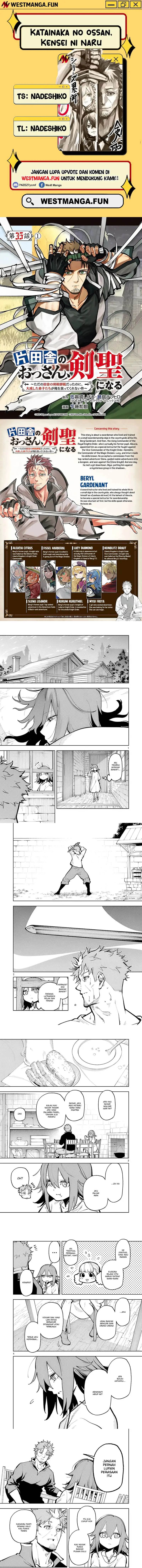 Katainaka no Ossan, Kensei ni Naru ~tada no inaka no kenjutsu shihan datta no ni, taisei shita deshi-tachi ga ore wo hottekurenai ken~ Chap 35.1 - Next Chap 36.1
