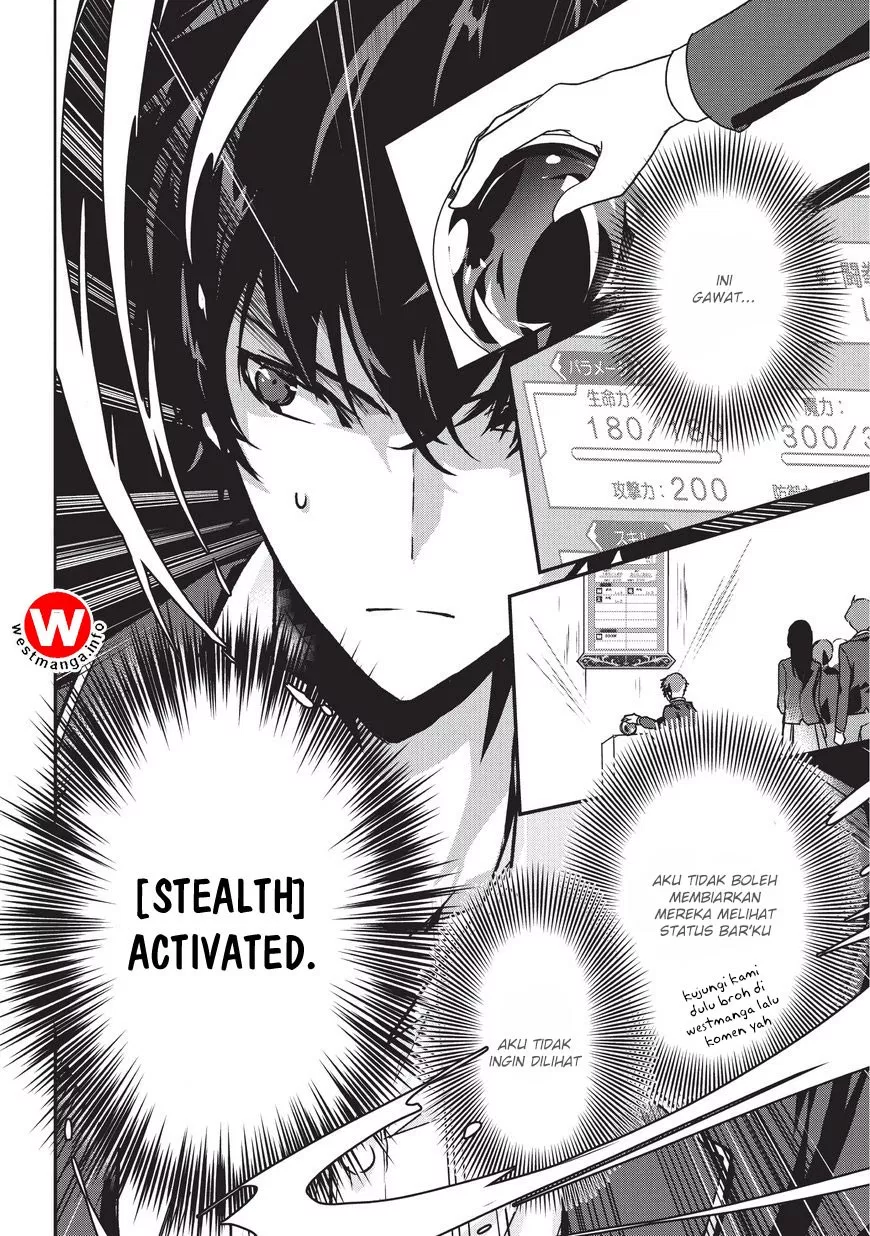 Assassin de Aru Ore no Sutetasu ga Yuusha Yori mo Akiraka ni Tsuyoi Nodaga Chap 1 - Next Chap 2