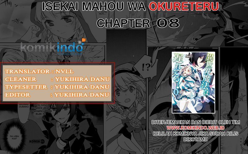 Isekai Mahou wa Okureteru! Chap 8 - Next Chap 9