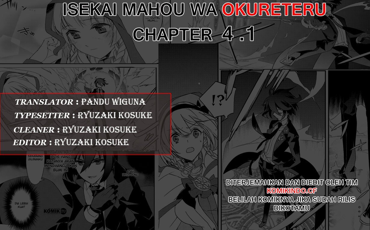 Isekai Mahou wa Okureteru! Chap 4.2 - Next Chap 5.2