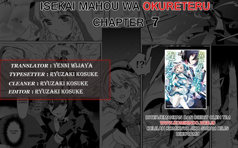 Isekai Mahou wa Okureteru! Chap 7 - Next Chap 8
