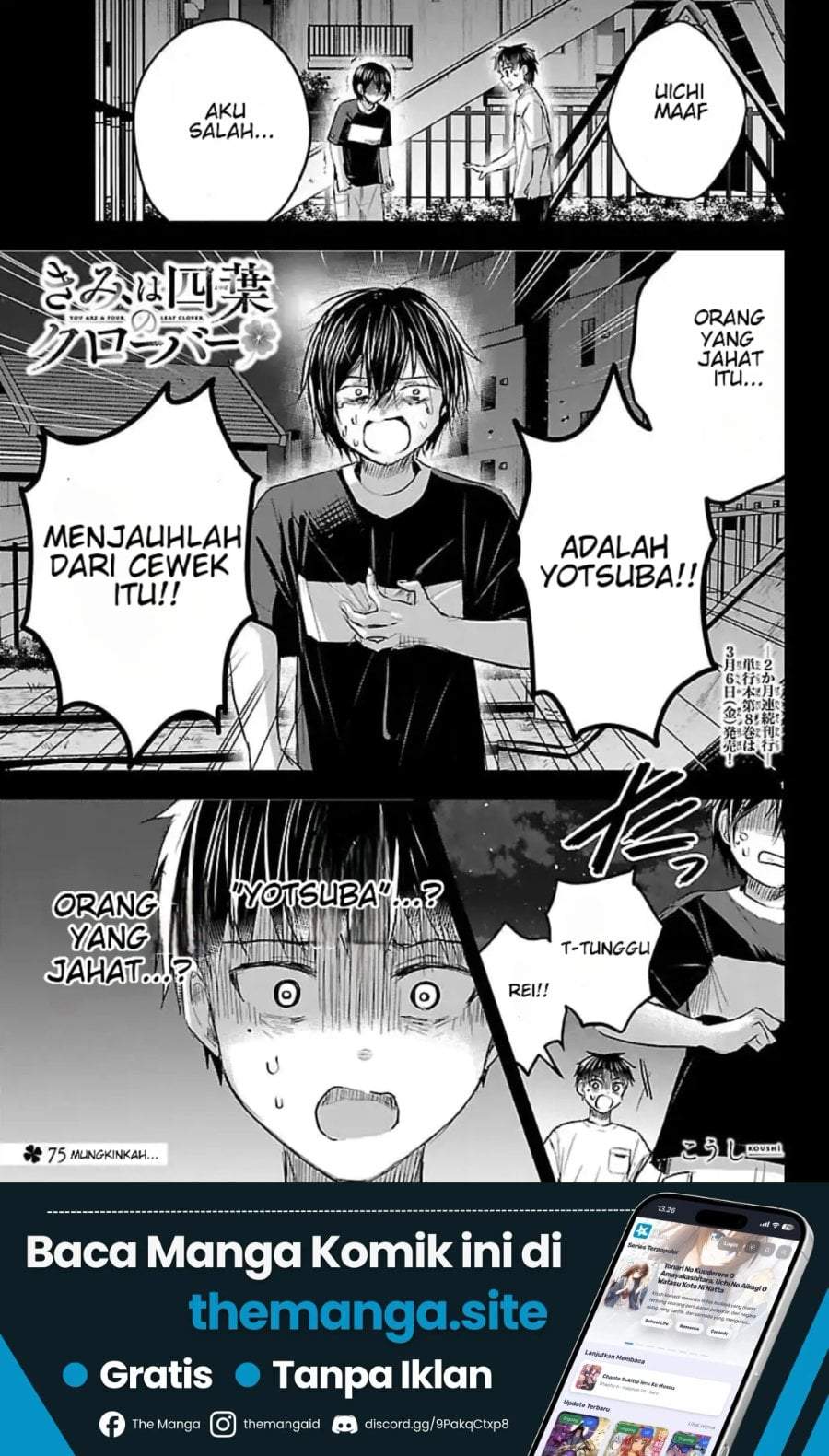 Kimi wa Yotsuba no Clover Chap 75 - Next Chap 76