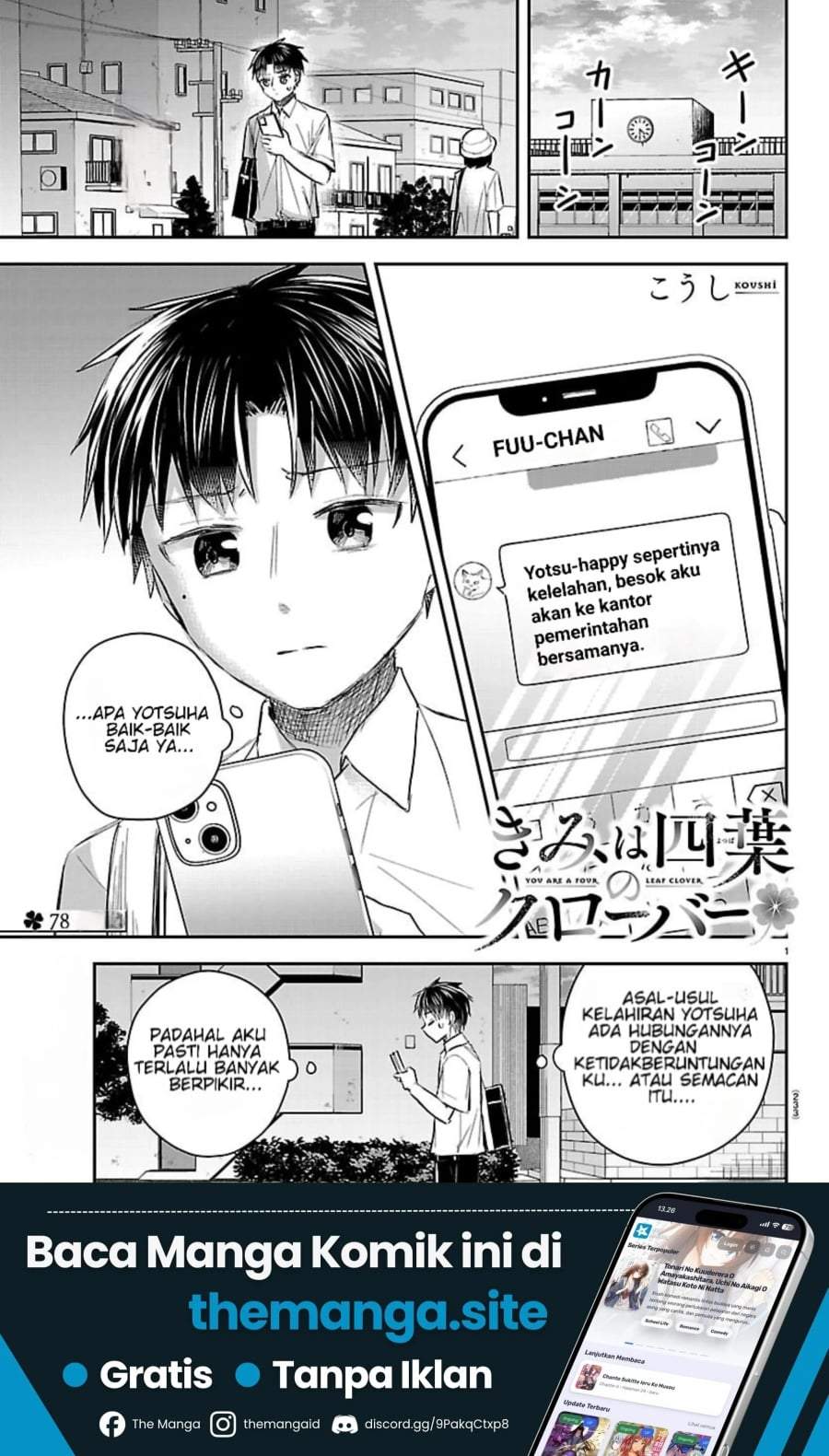 Kimi wa Yotsuba no Clover Chap 78 - Next Chap 79