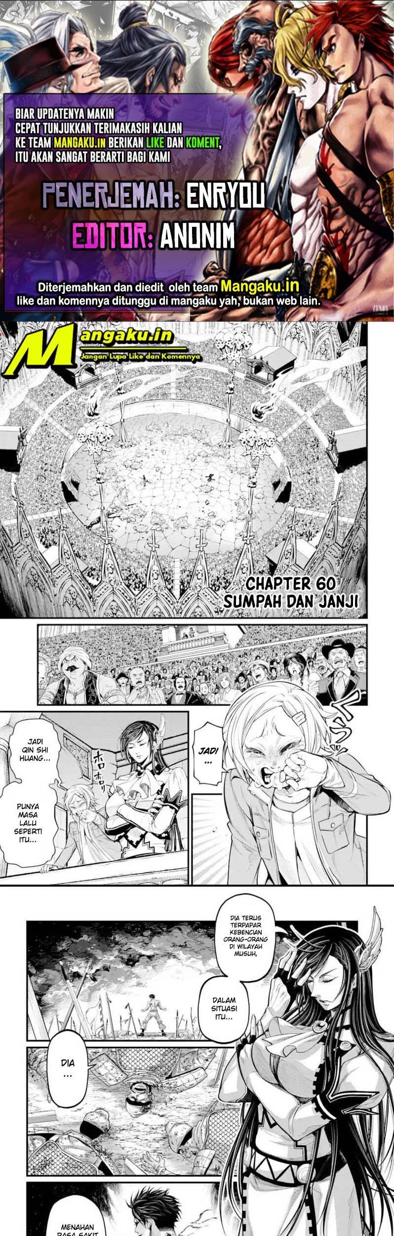 Shuumatsu no Valkyrie Chap 60 - Next Chap 61