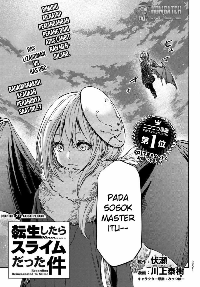 Tensei Shitara Slime Datta Ken Chap 21 - Next Chap 22