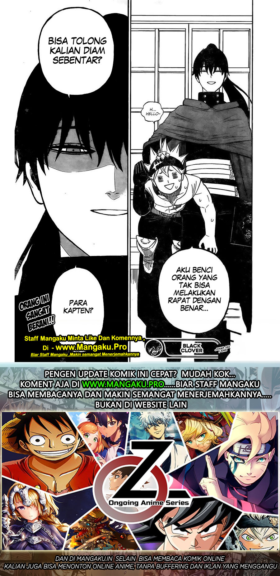 Black Clover Chap 262 - Next Chap 263