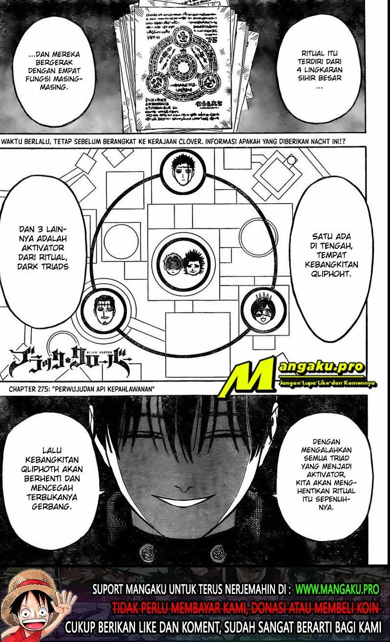 Black Clover Chap 275 - Next Chap 276