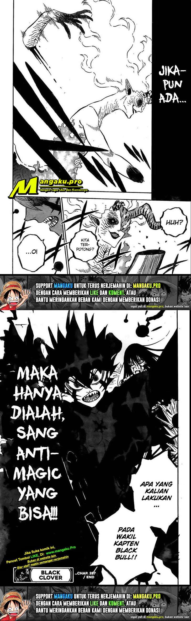 Black Clover Chap 287 - Next Chap 288