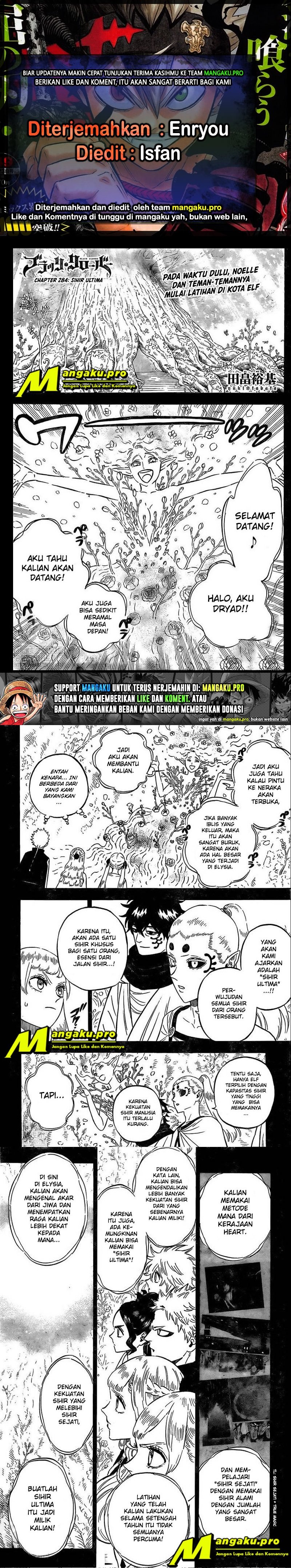 Black Clover Chap 284 - Next Chap 285
