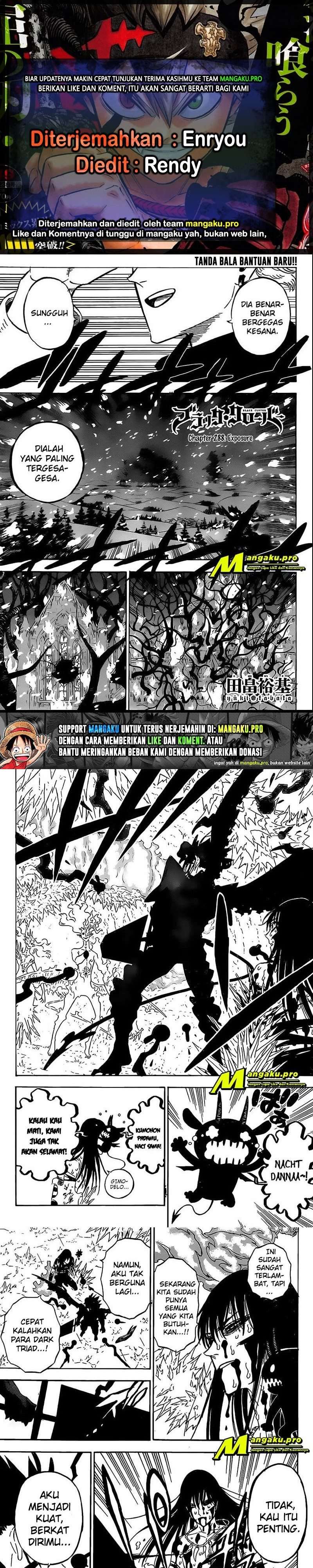 Black Clover Chap 288 - Next Chap 289