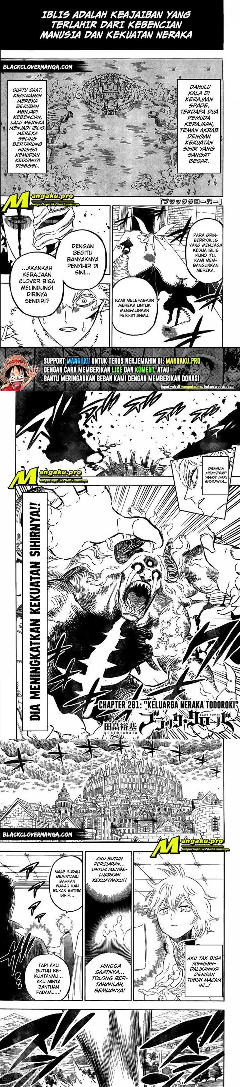 Black Clover Chap 281 - Next Chap 282