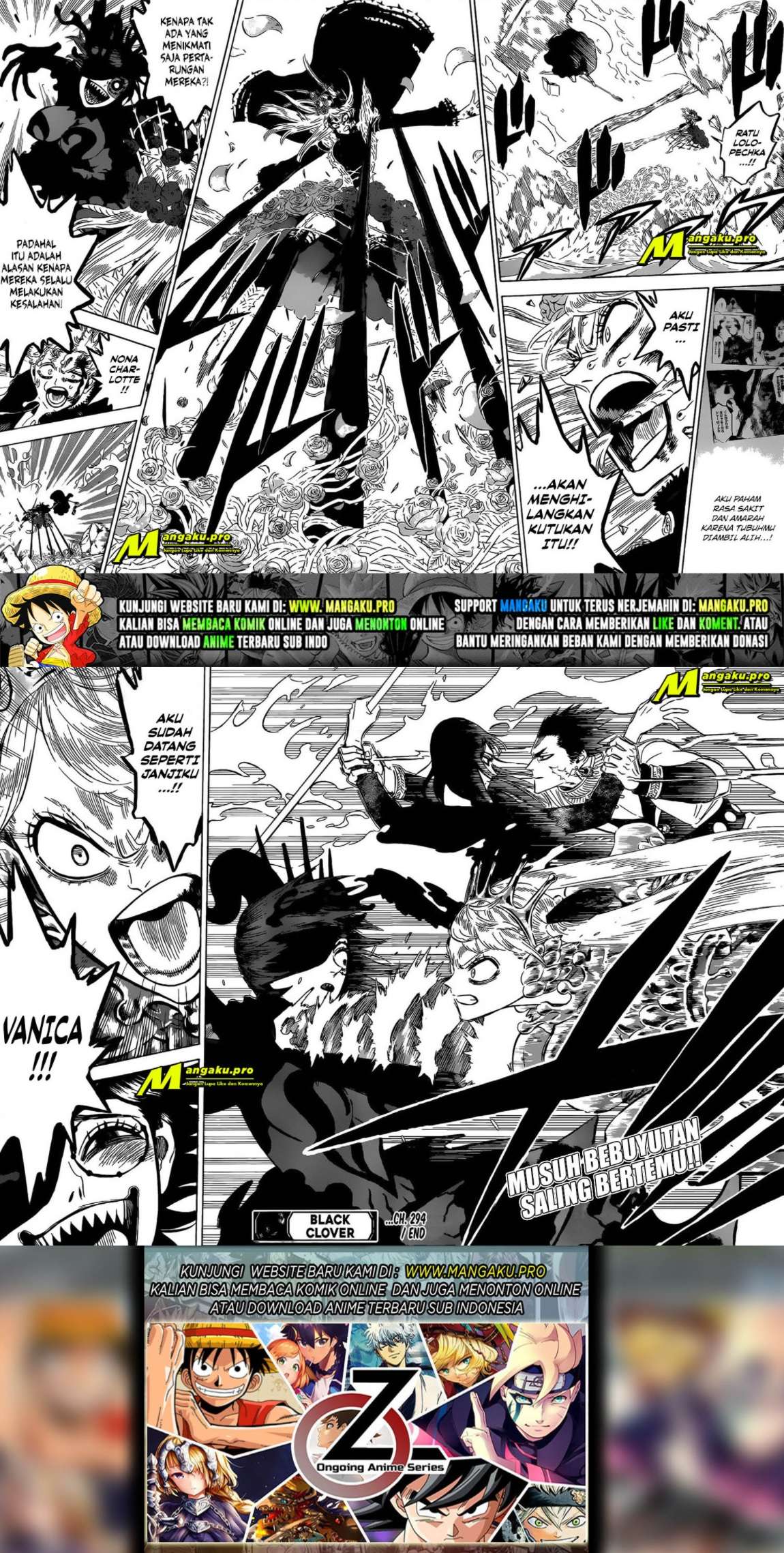 Black Clover Chap 294 - Next Chap 295