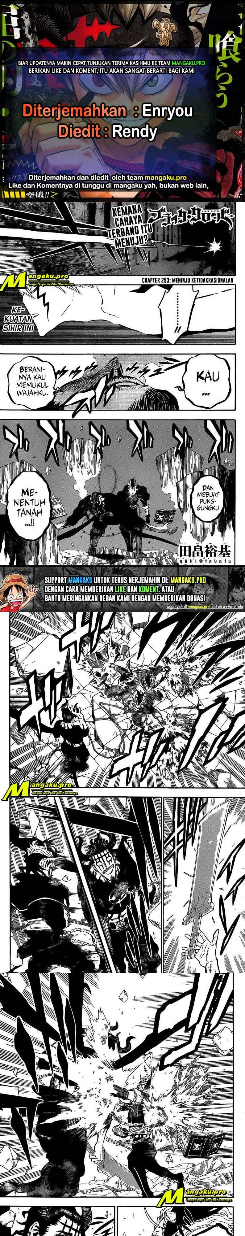 Black Clover Chap 293 - Next Chap 294