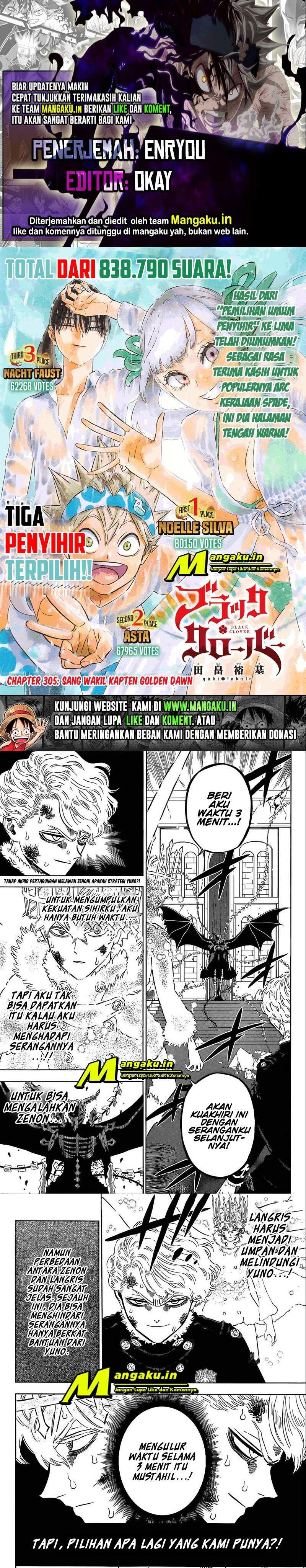 Black Clover Chap 305 - Next Chap 306