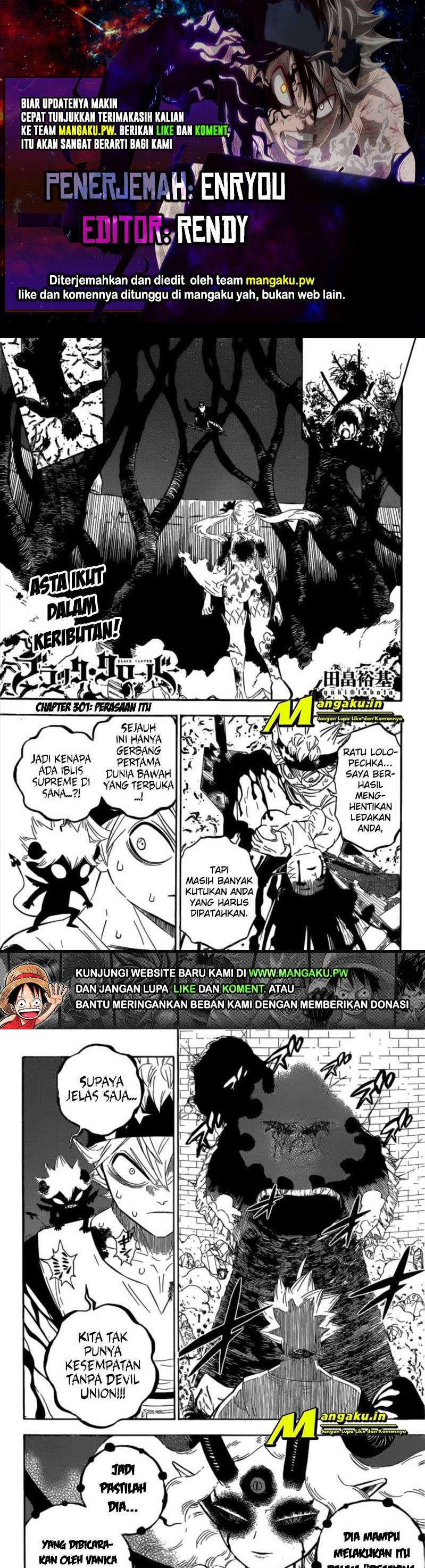 Black Clover Chap 301 - Next Chap 302