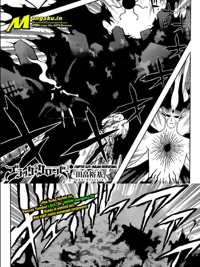 Black Clover Chap 325 - Next Chap 326