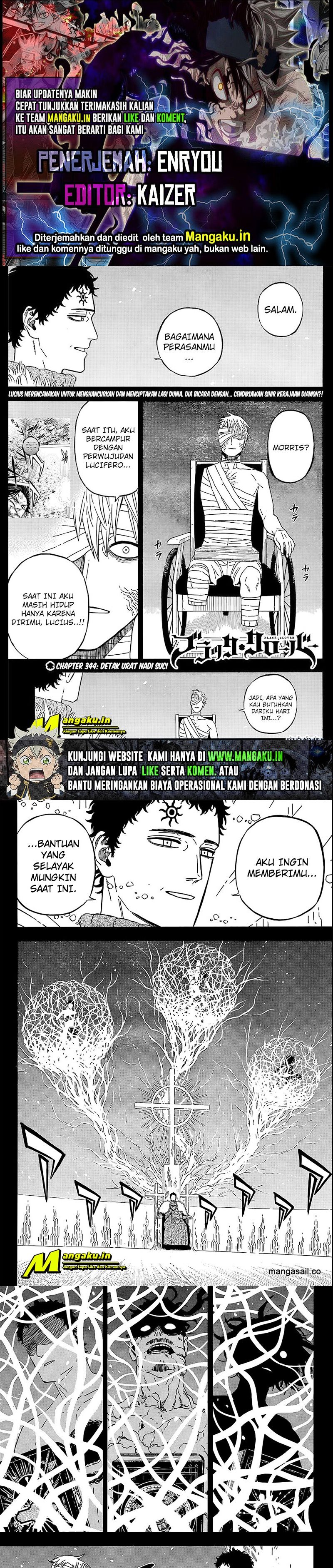 Black Clover Chap 344 - Next Chap 345