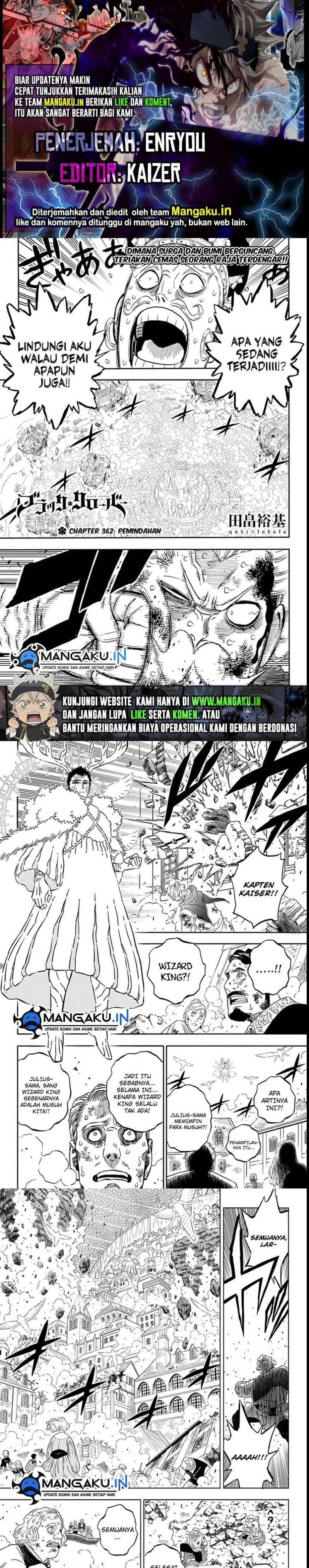 Black Clover Chap 362 - Next Chap 363