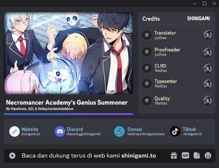 Necromancer Academy’s Genius Summoner Chap 186 - Next Chap 187