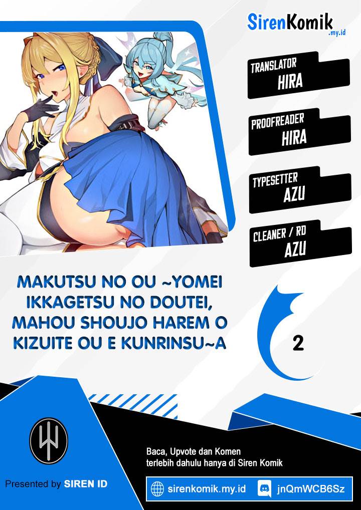 Makutsu no Ou ~Yomei Ikkagetsu no Doutei, Mahou Shoujo Harem o Kizuite Ou e Kunrinsu~ Chap 2 - Next Chap 3