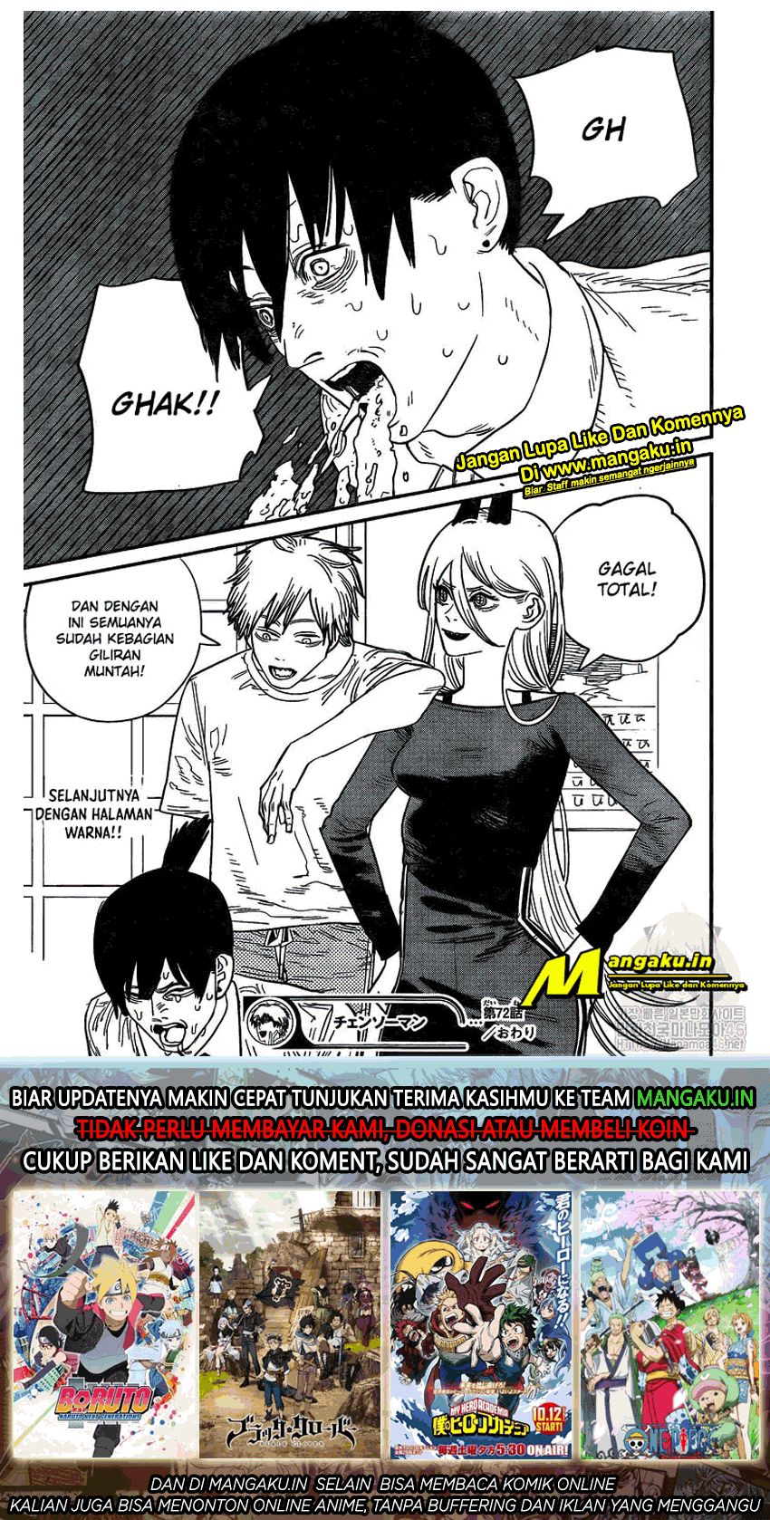 Chainsaw Man Chap 72 - Next Chap 73