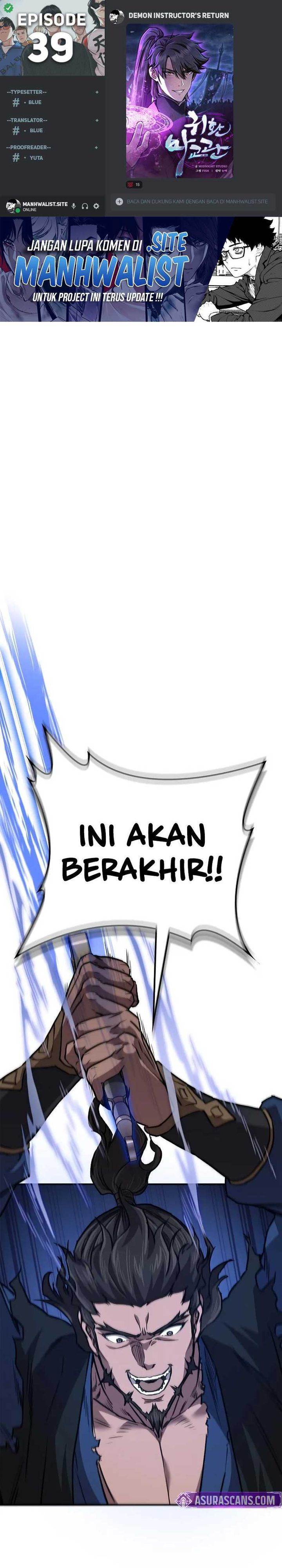 The Demonic Cult Instructor Returns Chap 39 - Next Chap 40