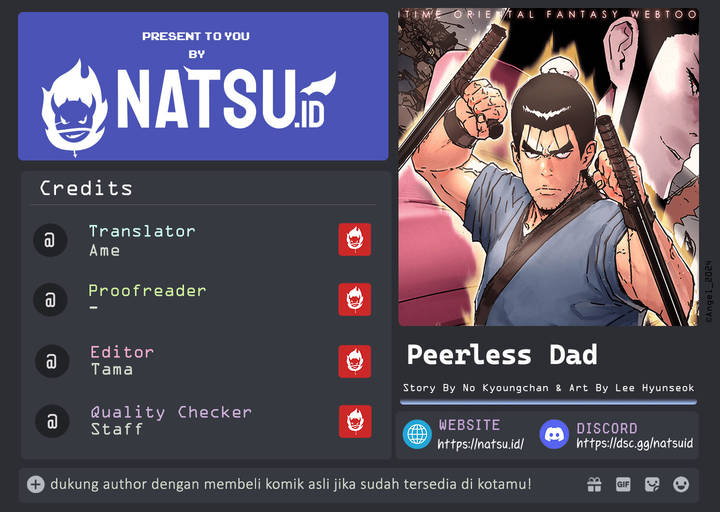 Peerless Dad Chap 296 - Next Chap 297