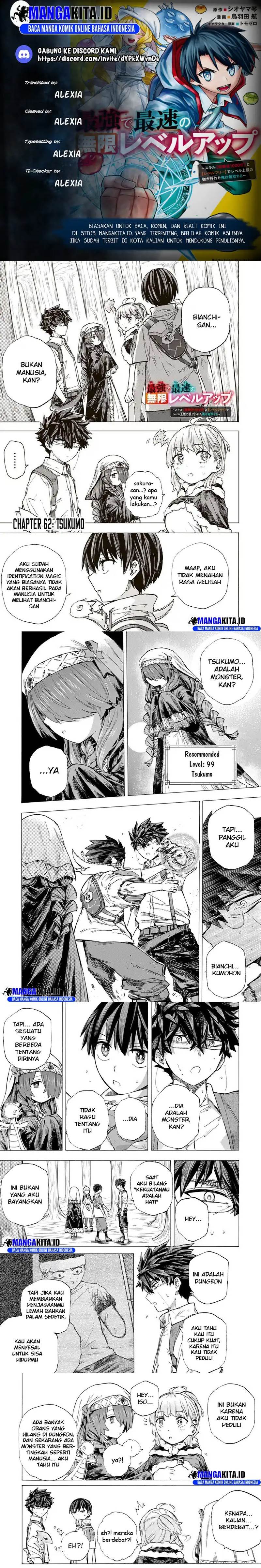 Saikyou de Saisoku no Mugen Level Up Chap 62 - Next Chap 63