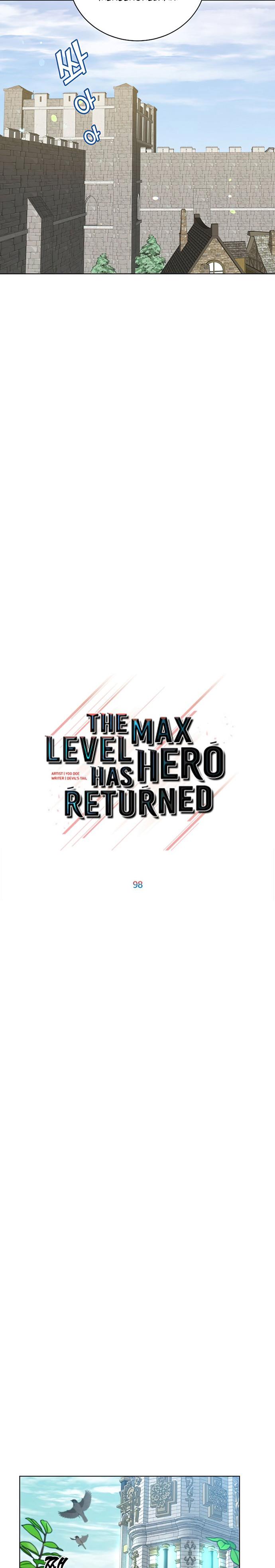 The MAX leveled hero will return! Chap 99 - Next Chap 100