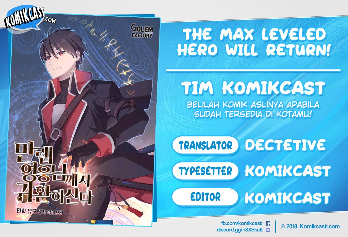 The MAX leveled hero will return! Chap 24 - Next Chap 25