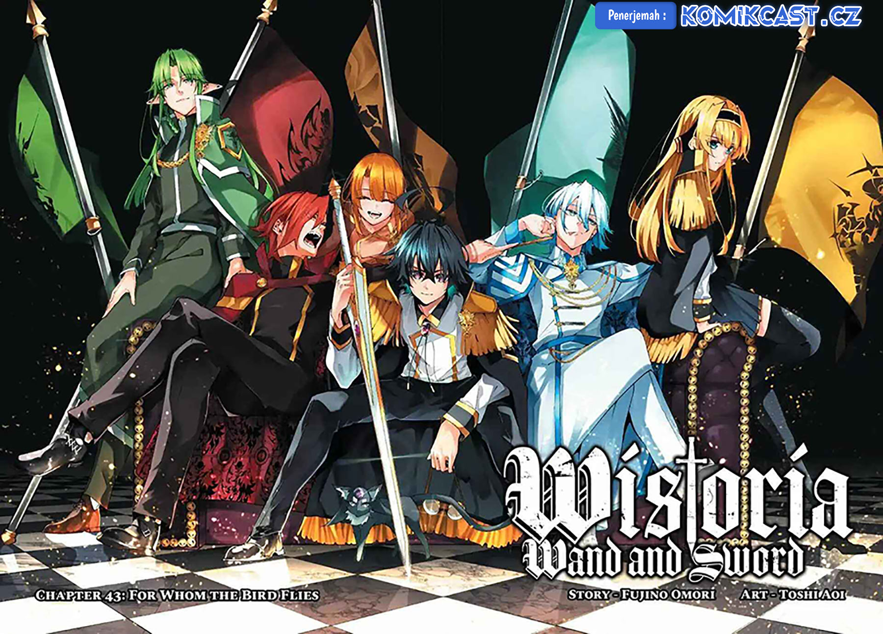 Tsue to Tsurugi no Wistoria Chap 43 - Next Chap 44