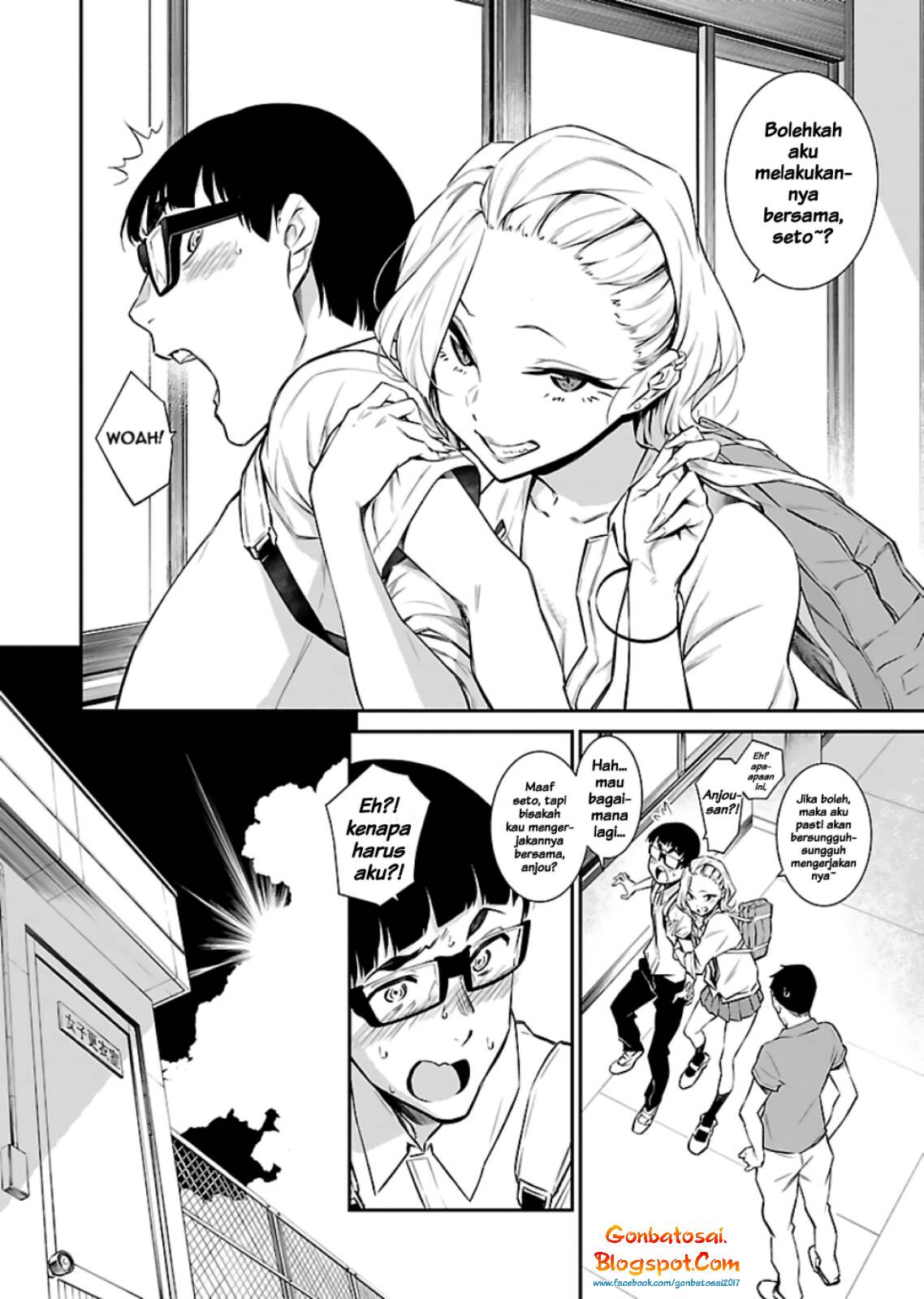 Yancha Gal no Anjou-san Chap 15 - Next Chap 16