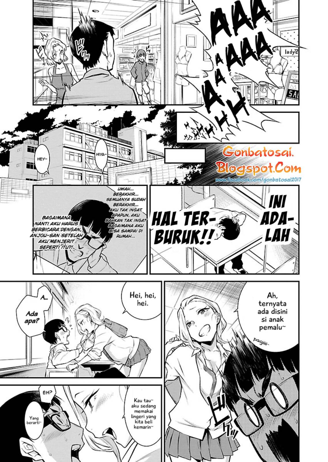 Yancha Gal no Anjou-san Chap 5 - Next Chap 6