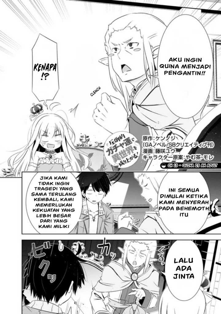 Attouteki Gacha Un De Isekai O Nariagaru! Chap 13 - Next Chap 14