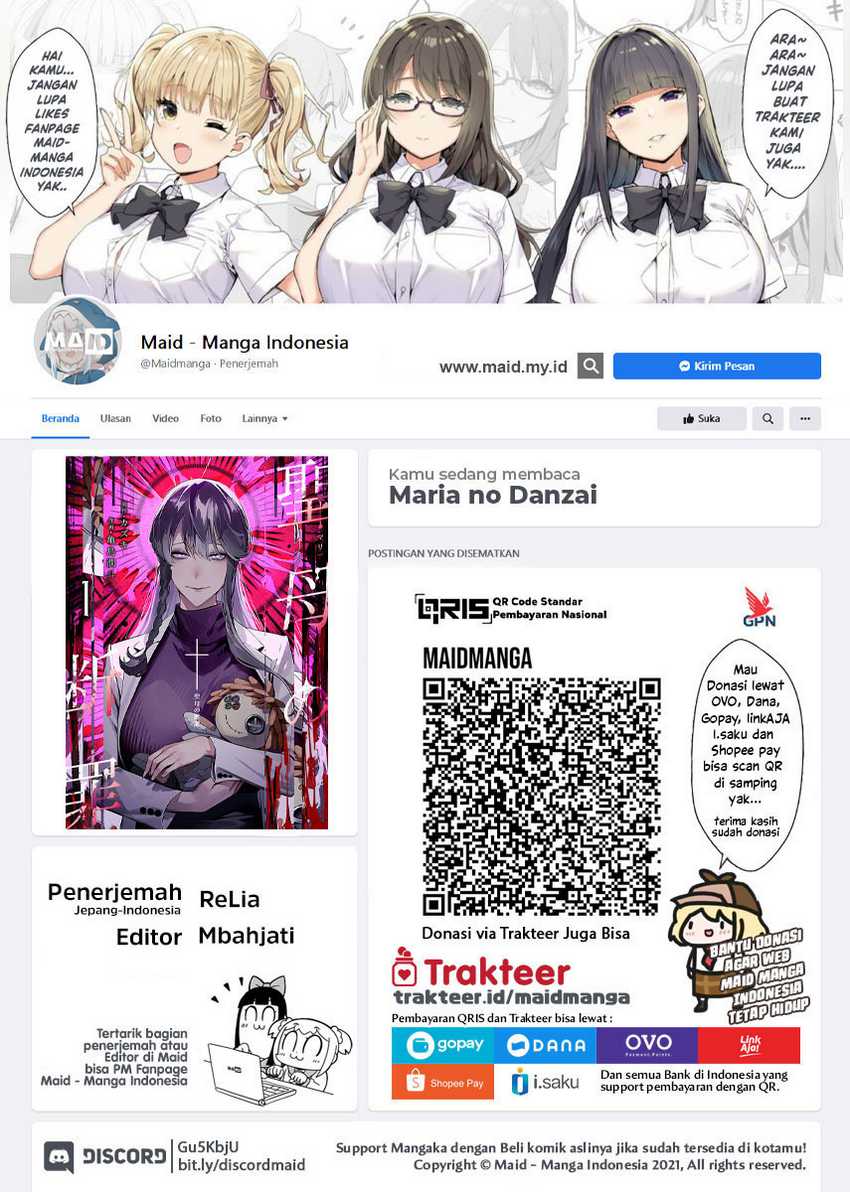 Maria no Danzai Chap 16 - Next Chap 17