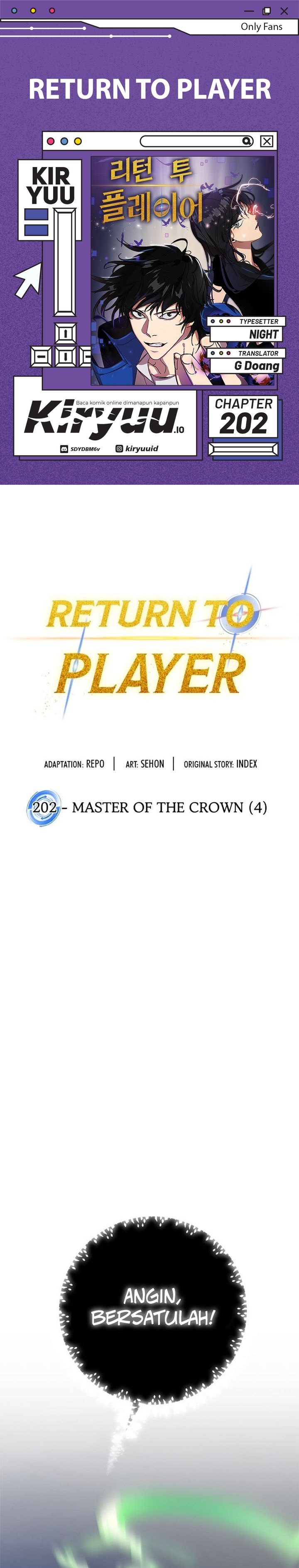 Return to Player Chap 202 - Next Chap 203
