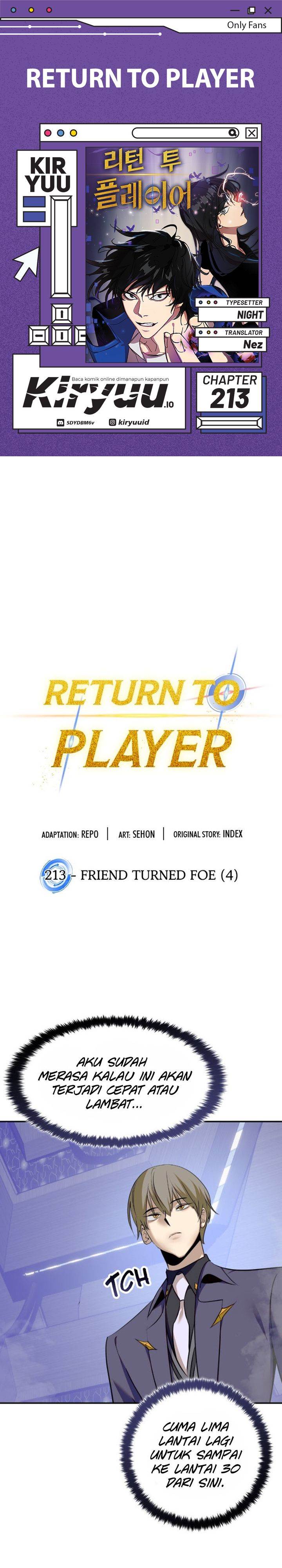 Return to Player Chap 213 - Next Chap 214