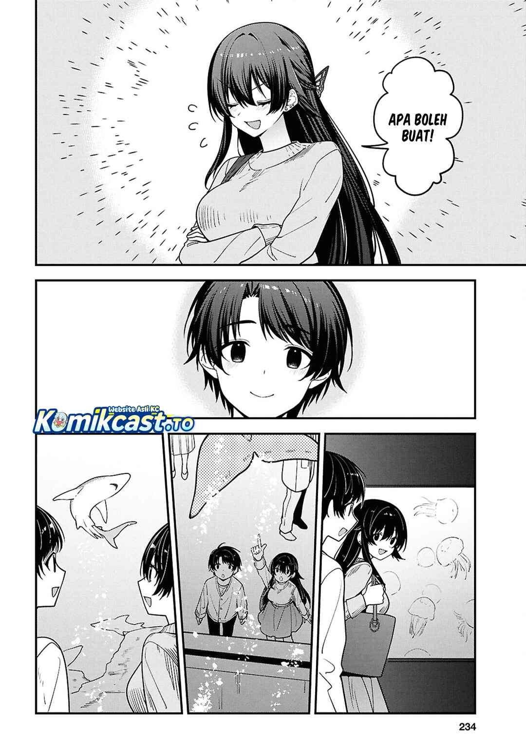 Tonari no Seki no Yankee Shimizu-san ga Kami o Kuroku Sometekita Chap 20 - Next Chap 21