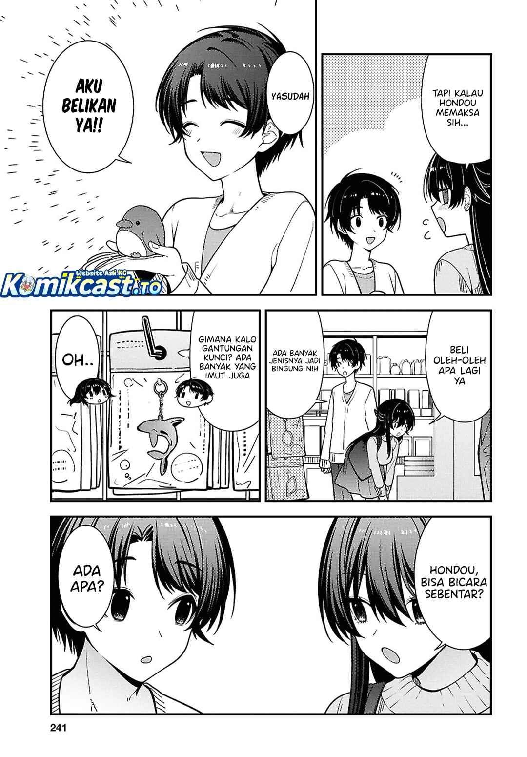Tonari no Seki no Yankee Shimizu-san ga Kami o Kuroku Sometekita Chap 20 - Next Chap 21