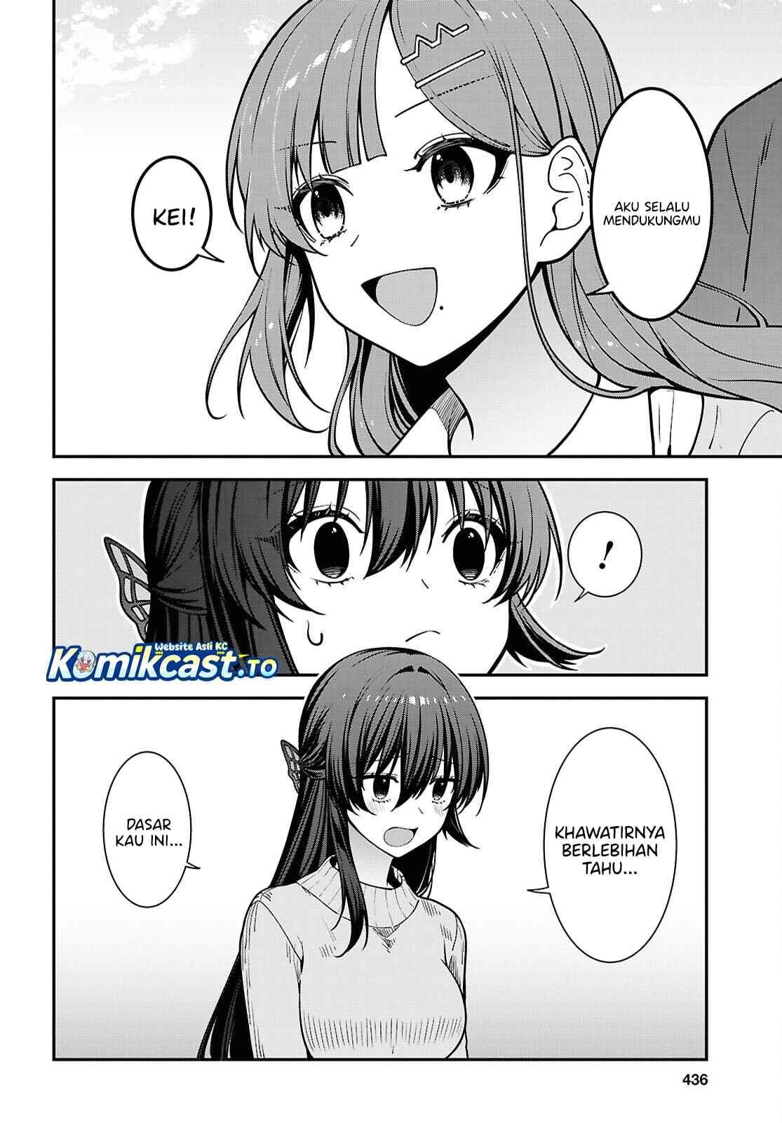 Tonari no Seki no Yankee Shimizu-san ga Kami o Kuroku Sometekita Chap 21 - Next Chap 22