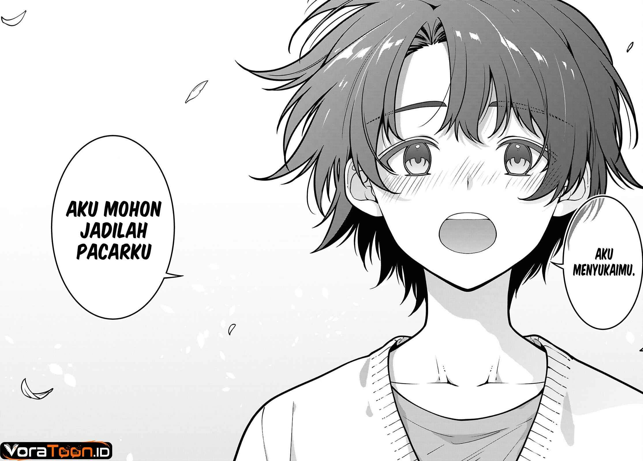 Tonari no Seki no Yankee Shimizu-san ga Kami o Kuroku Sometekita Chap 22 - Next Chap 23