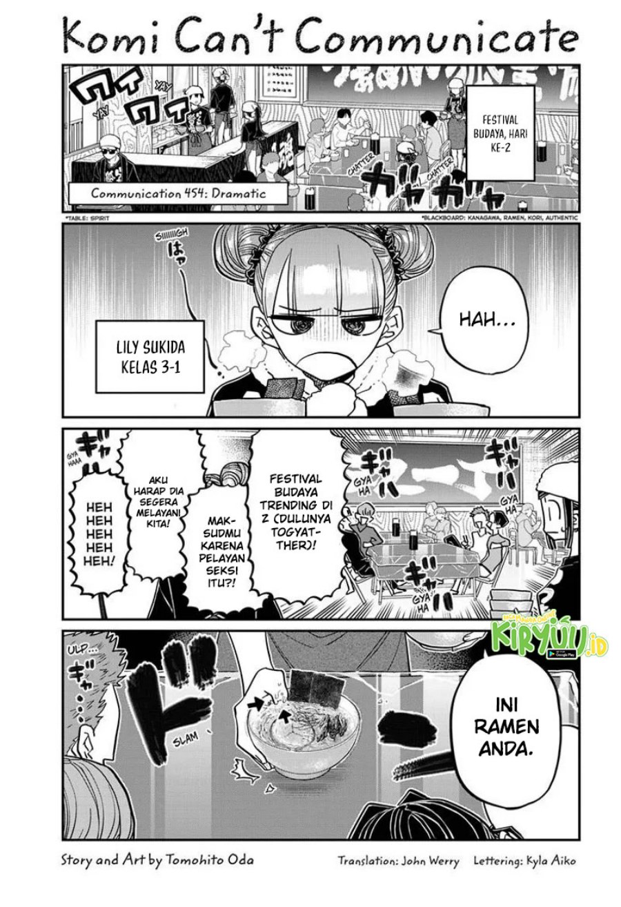 Komi-san wa Komyushou Desu. Chap 454 - Next Chap 455