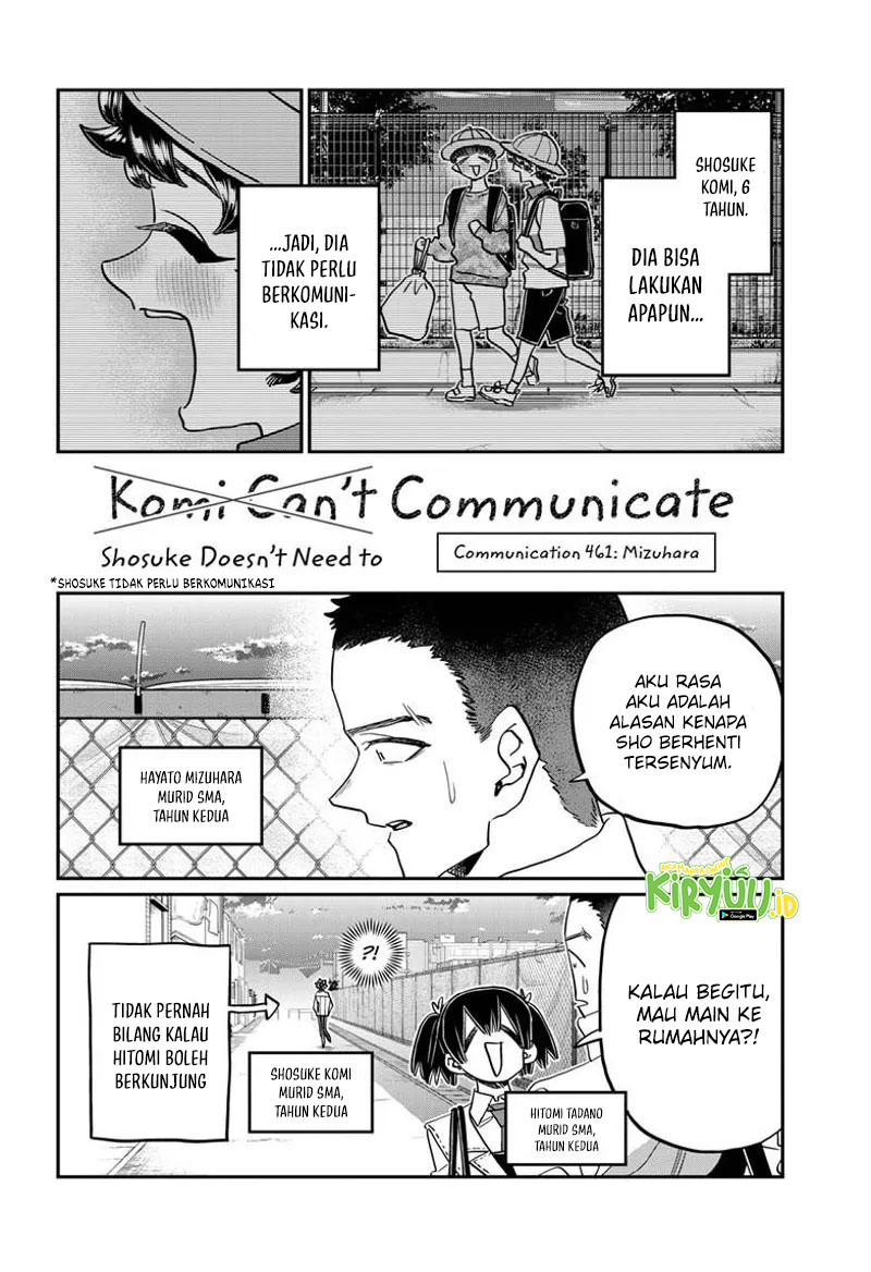 Komi-san wa Komyushou Desu. Chap 461 - Next Chap 462