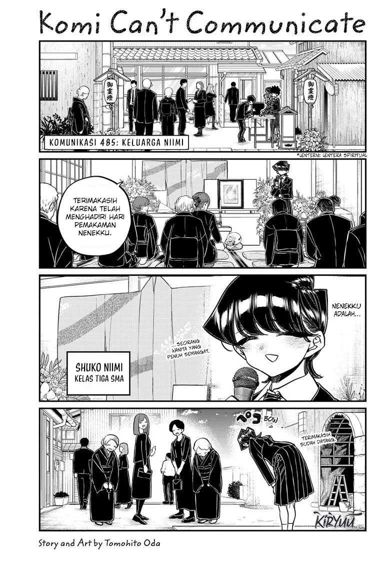 Komi-san wa Komyushou Desu. Chap 485 - Next Chap 486