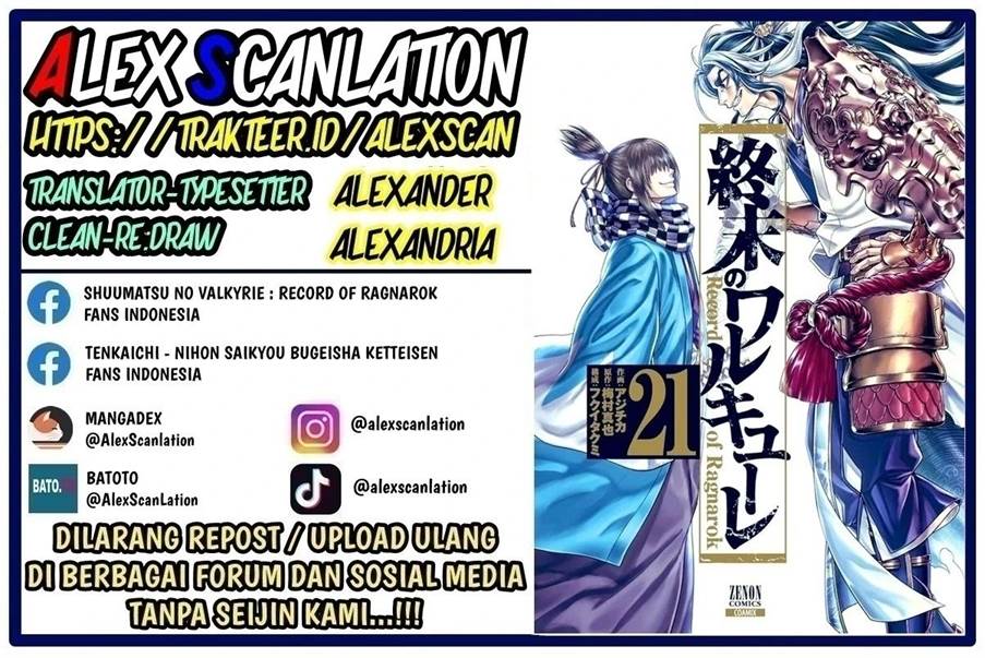 Shuumatsu no Valkyrie Chap 96 - Next Chap 97